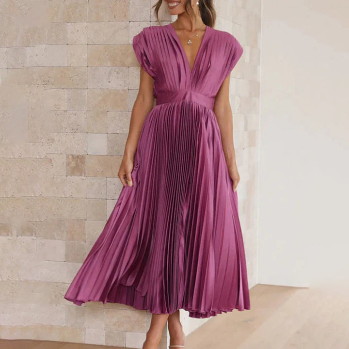 Bristol | Timeless Pleated Midi Dress
