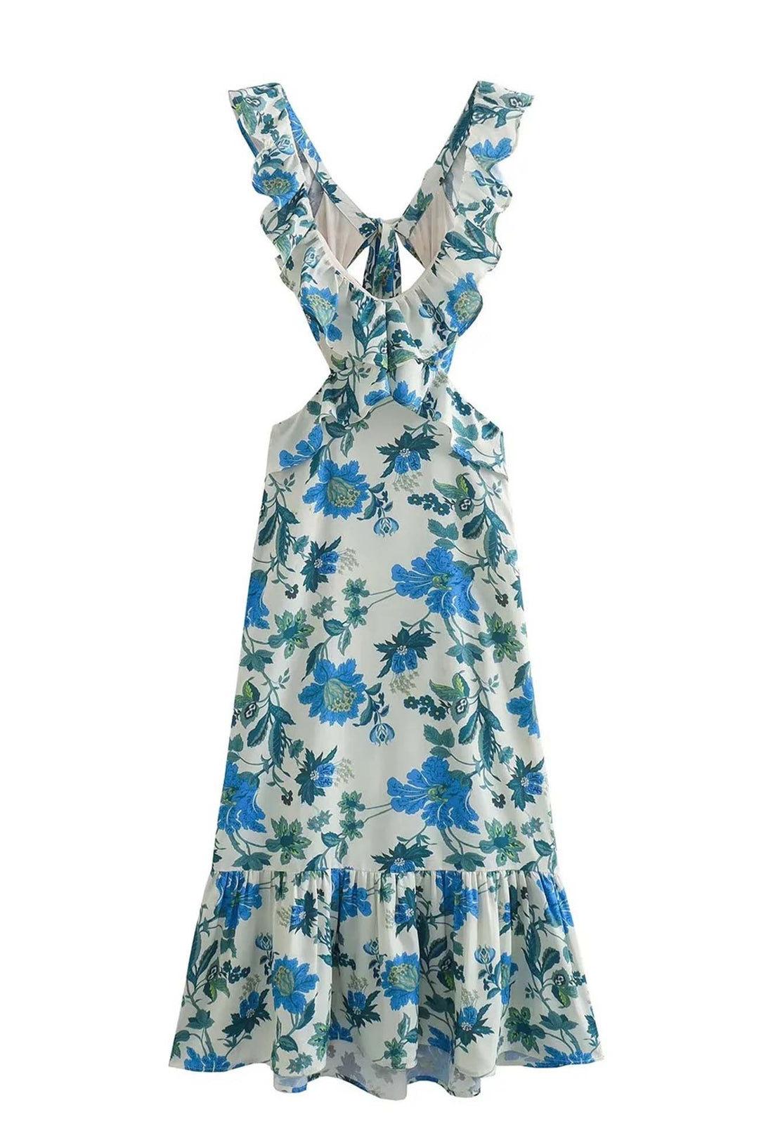 Briella | Floral Ruffle Dress