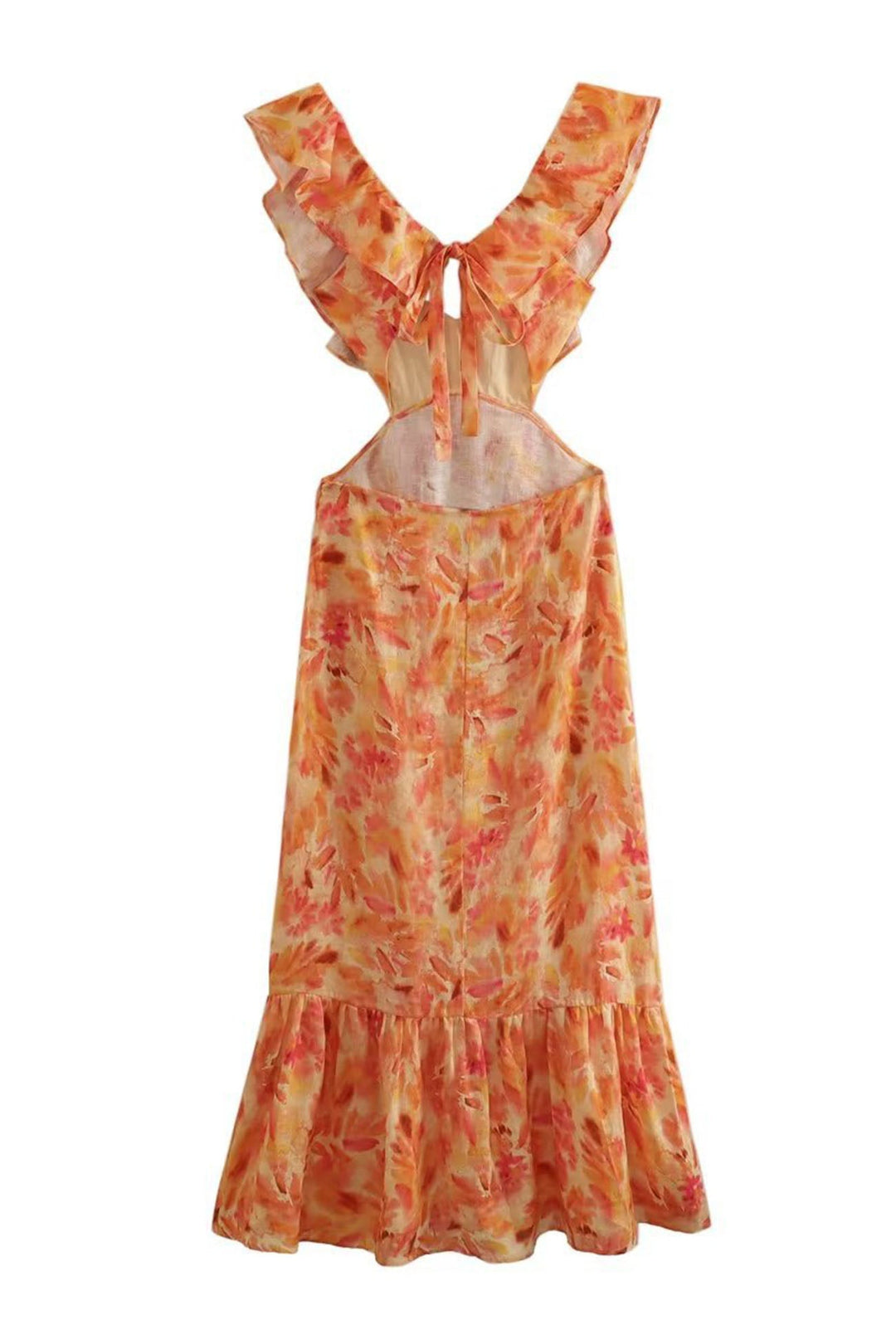 Briella | Floral Ruffle Dress