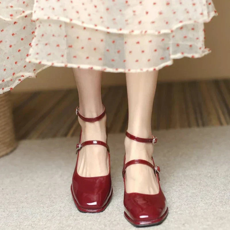 Lia | Elegant Ankle-Strap Pumps