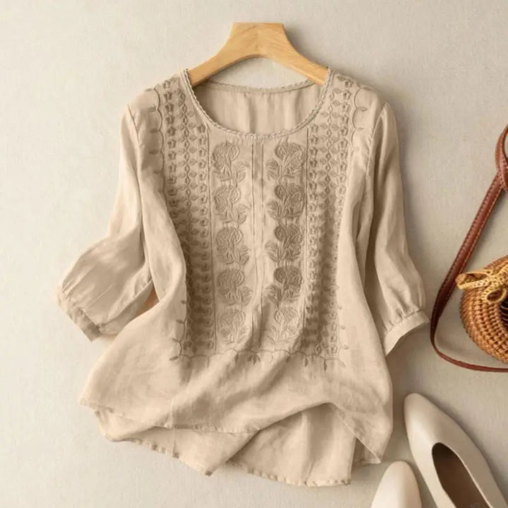 Paisley | Embroidered Relaxed Blouse