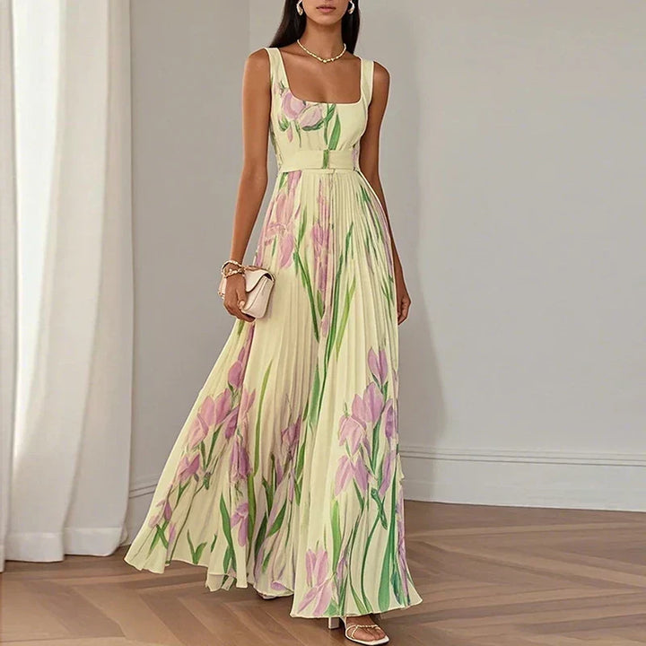 Piper | Floral a-Line Maxi Dress
