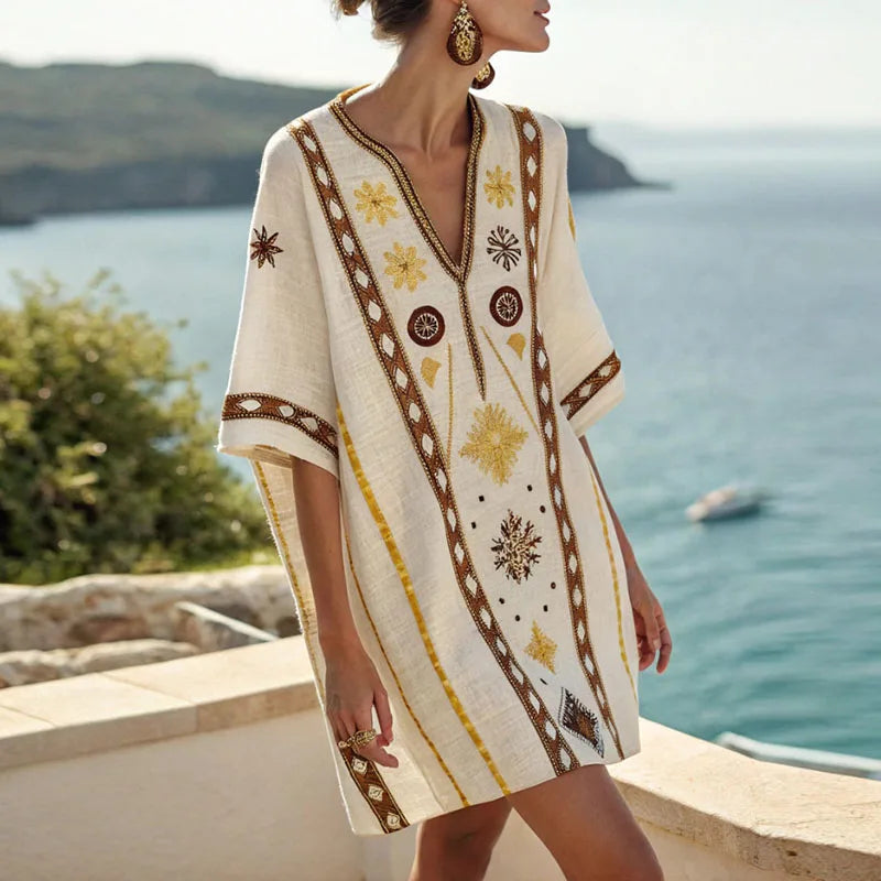 Maddie | Elegant and Comfortable Beach Dress for Summer Days