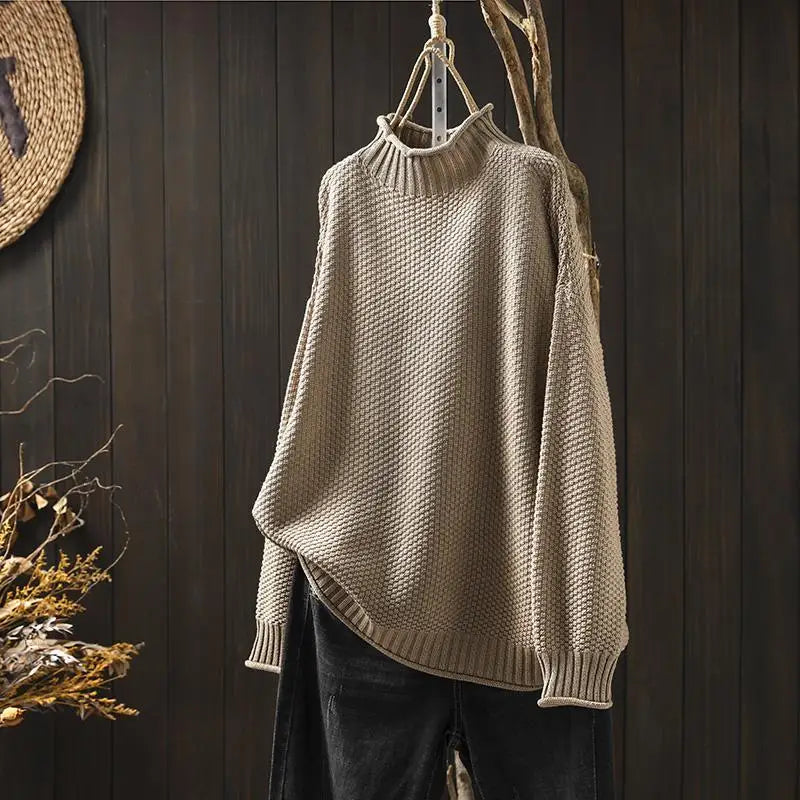 Ophelia – Relaxed Textured Knit Sweater