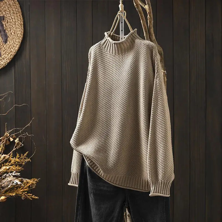 Ophelia – Relaxed Textured Knit Sweater