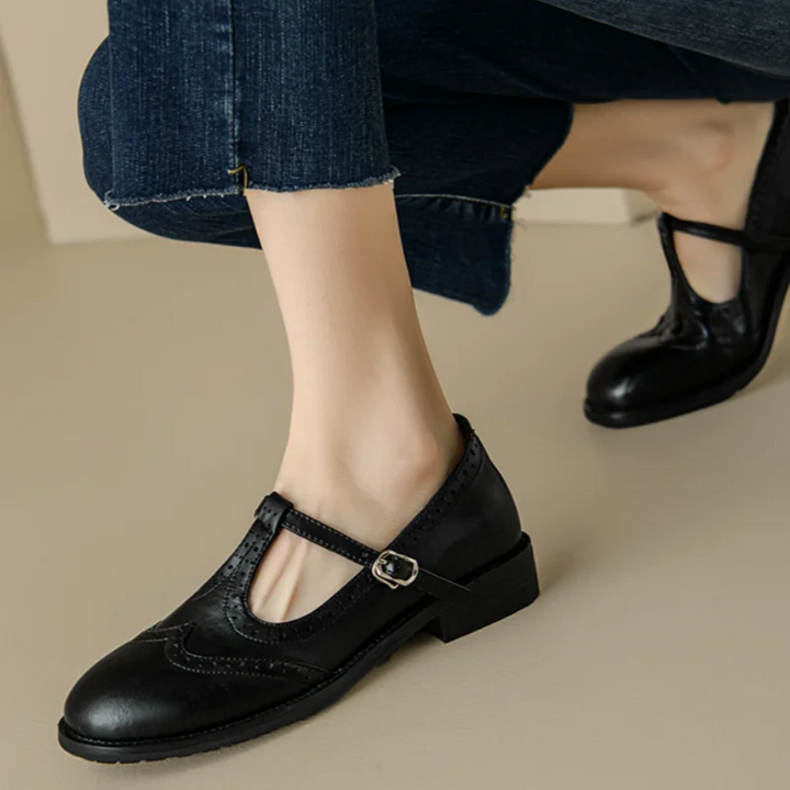 Peyton | Elegant T-Strap Mary Janes