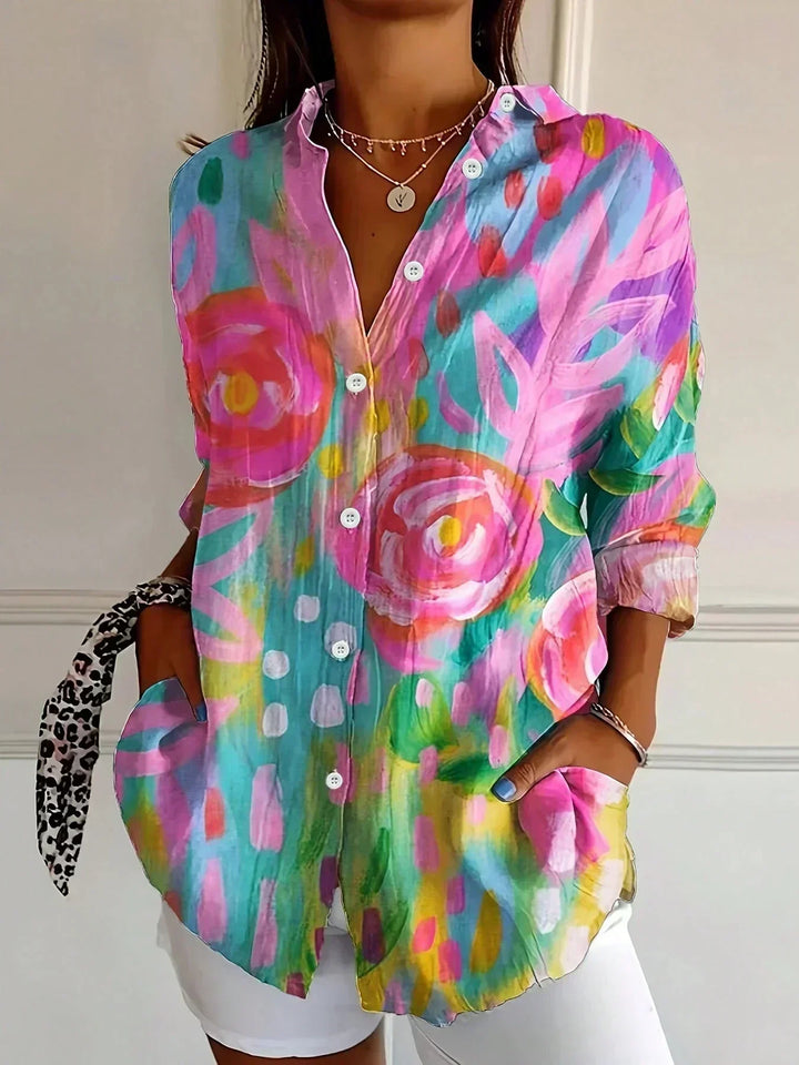 Emerie | Colorful Pattern Blouse