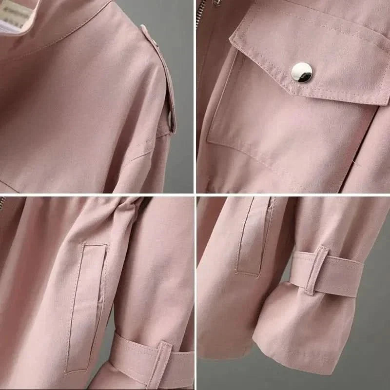 Mandy – Cinched Waist Utility Jacket