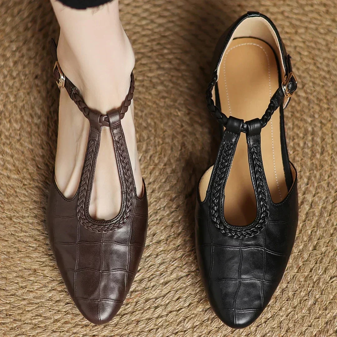 Henrietta | Leather Mary Janes
