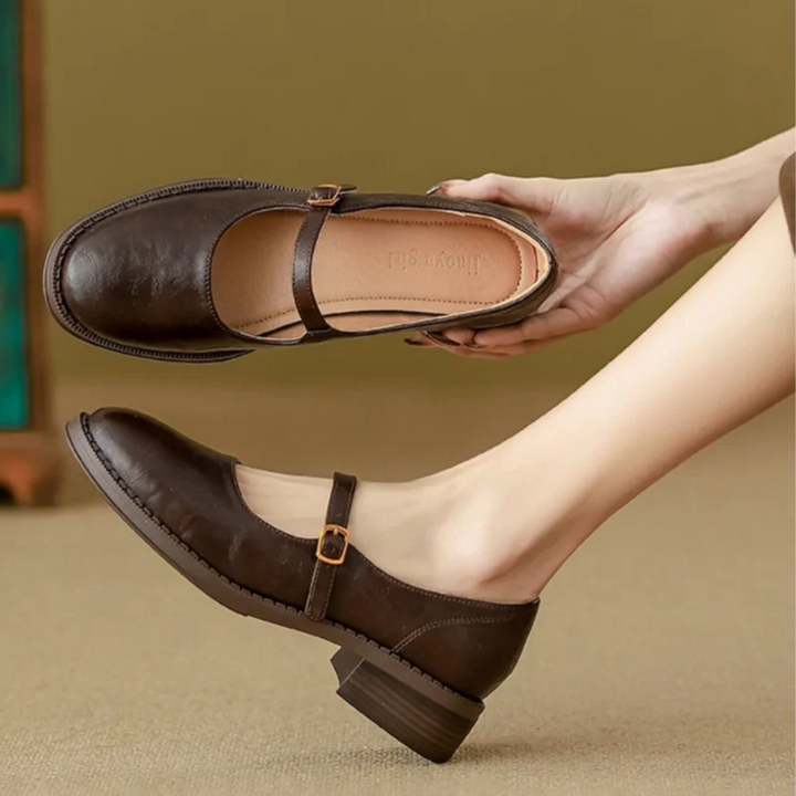 Sukey | Classic Comfort Mary Janes Made of Leather