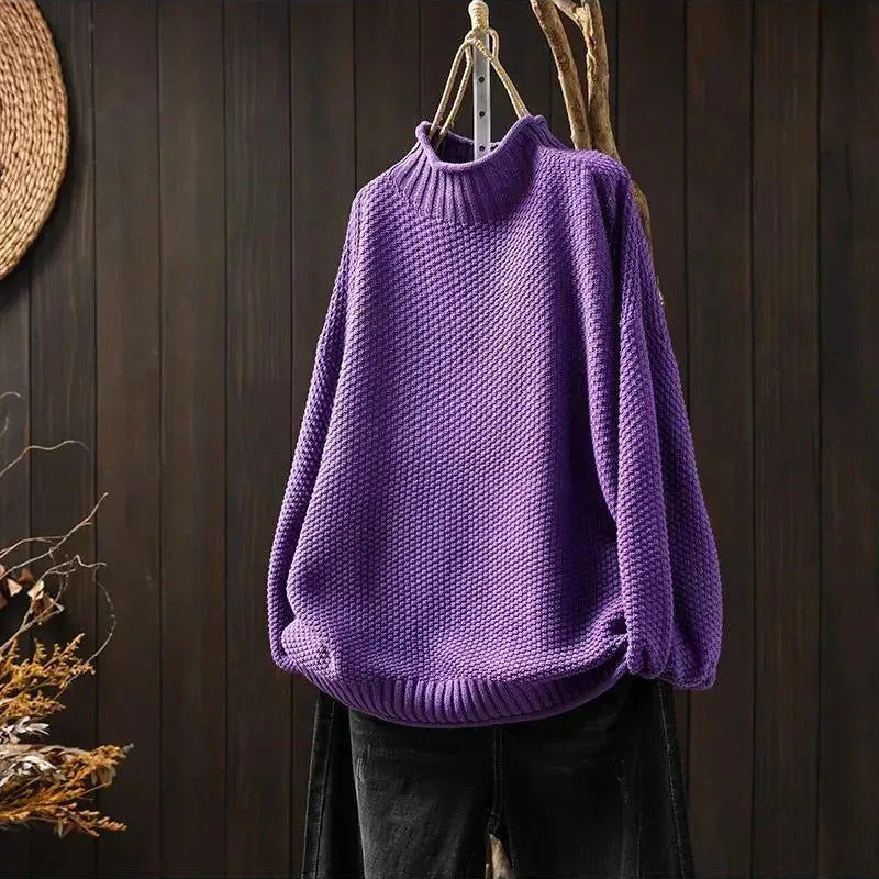 Ophelia – Relaxed Textured Knit Sweater