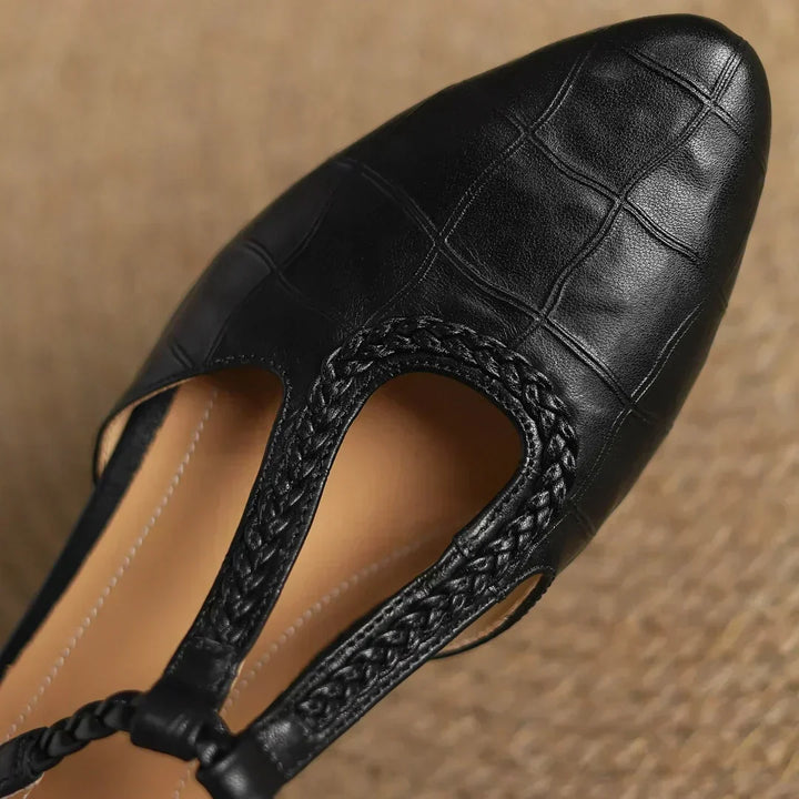 Henrietta | Leather Mary Janes