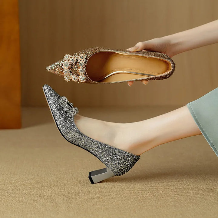 Olya | Glitter Pumps