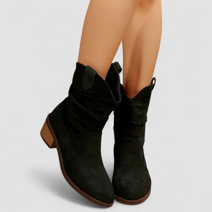 Christine – Orthopedic Slouch Western Boots