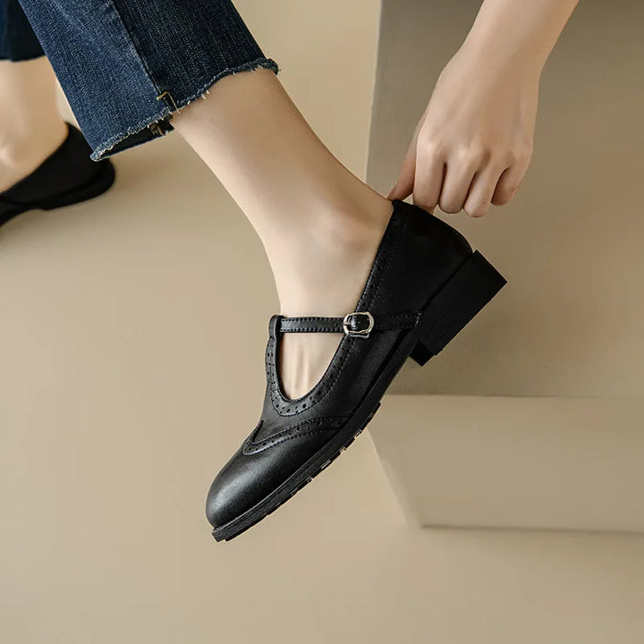 Peyton | Elegant T-Strap Mary Janes