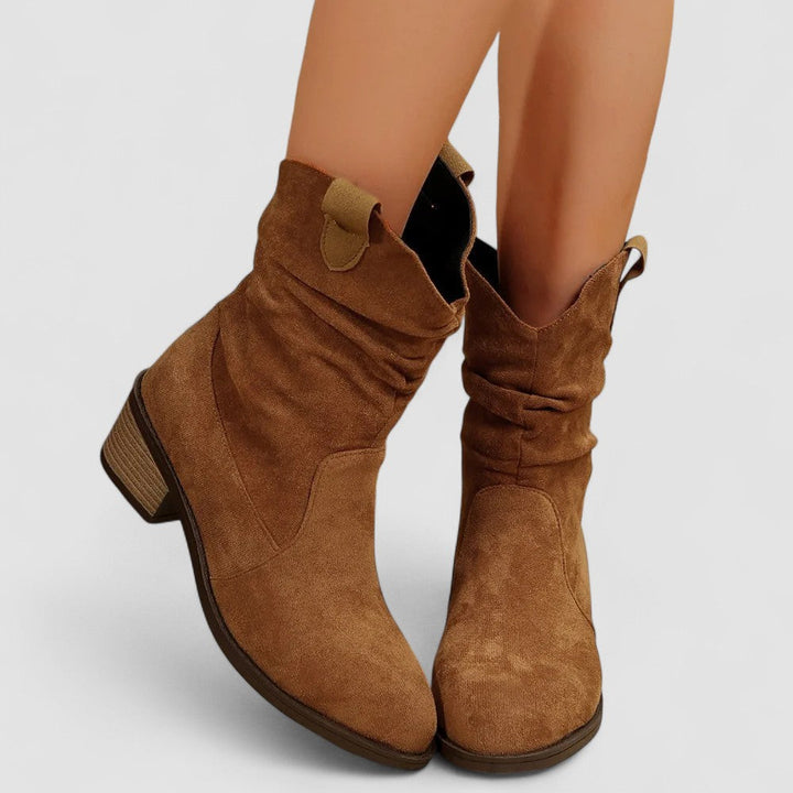 Christine – Orthopedic Slouch Western Boots