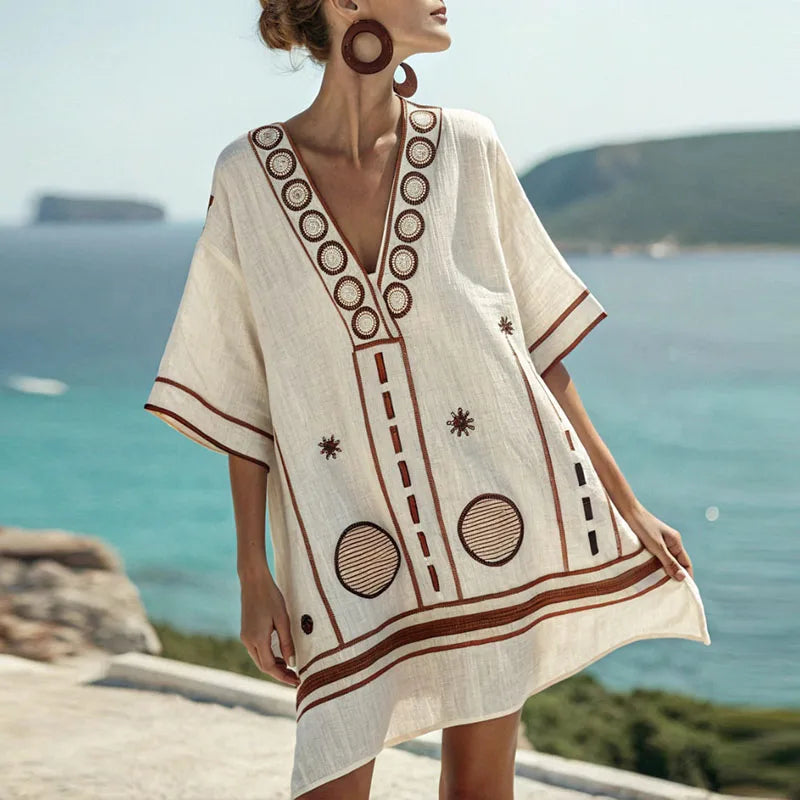 Ellamae | Elegant and Comfortable Beach Dress for Warm Days