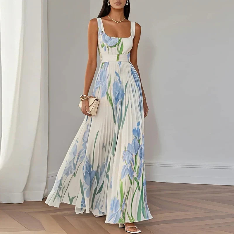 Piper | Floral a-Line Maxi Dress