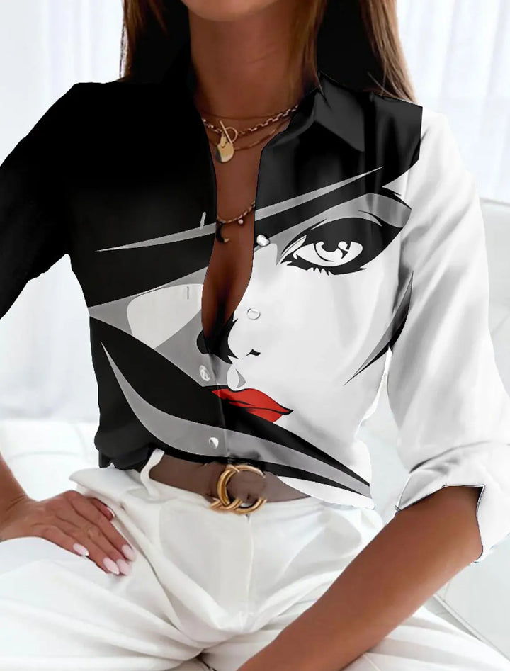 Dayanara | Contemporary Printed Blouse