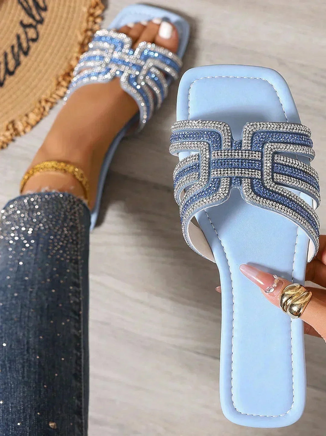 Amina | Slide Sandals