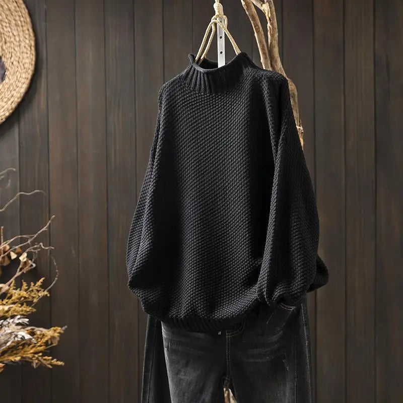 Ophelia – Relaxed Textured Knit Sweater