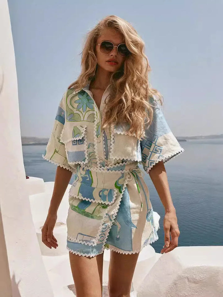 Alana | Chic Patchwork Set