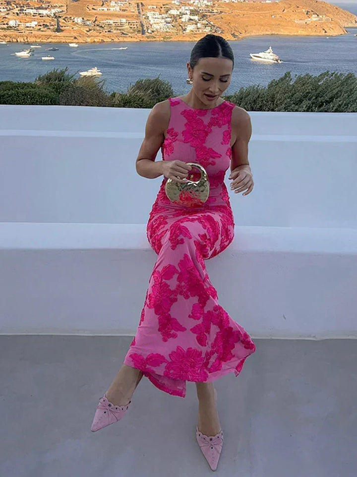 Cindy | Timeless Floral Evening Gown