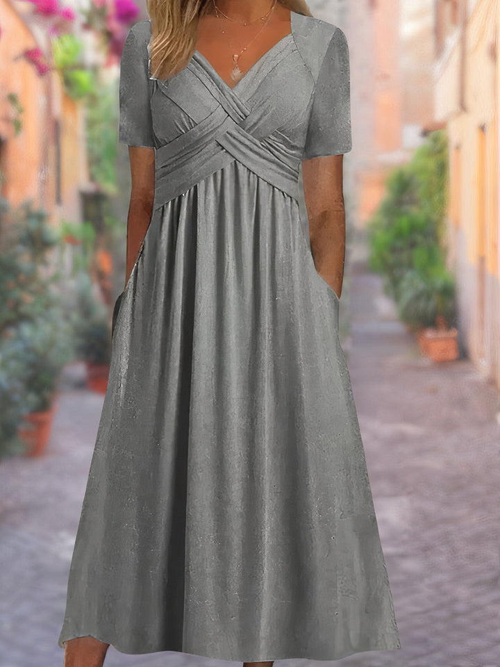 Maxine | V-Neck Tummy-Covering Dress