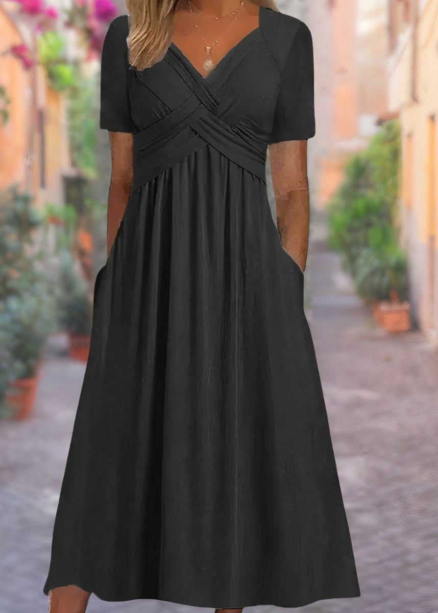 Maxine | V-Neck Tummy-Covering Dress