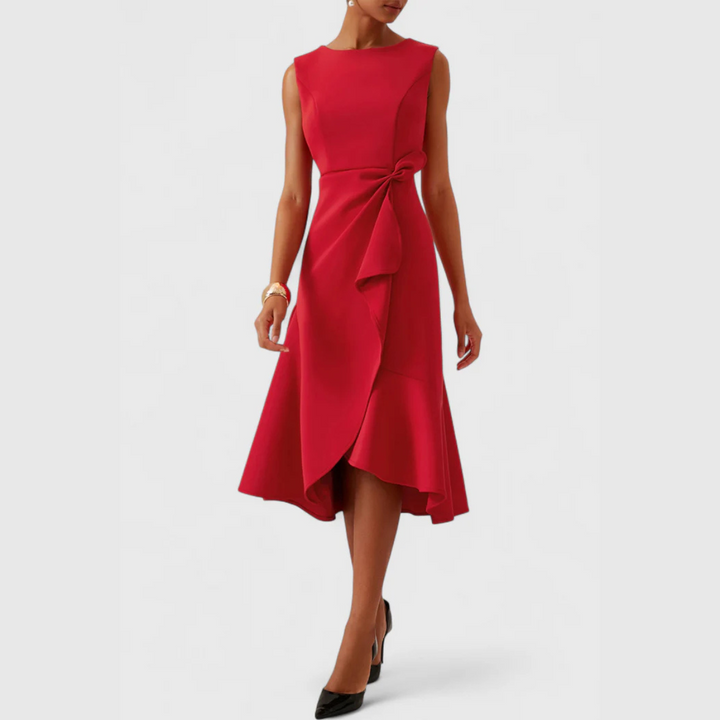 Nora | Draped Asymmetric Midi