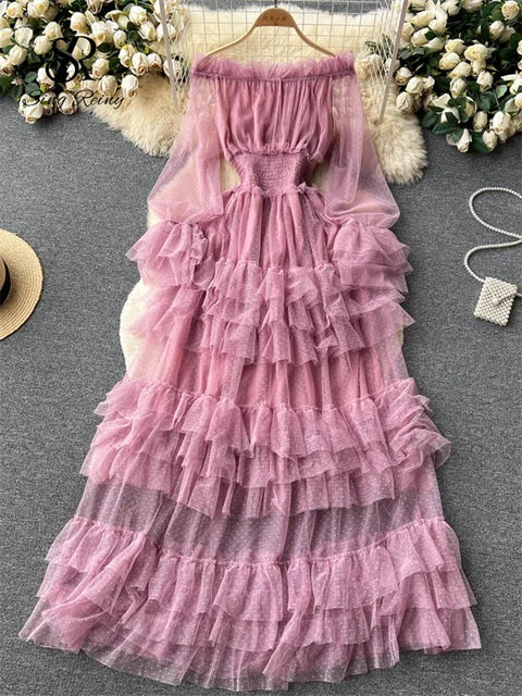 Cherie | Sheer Charm Dress