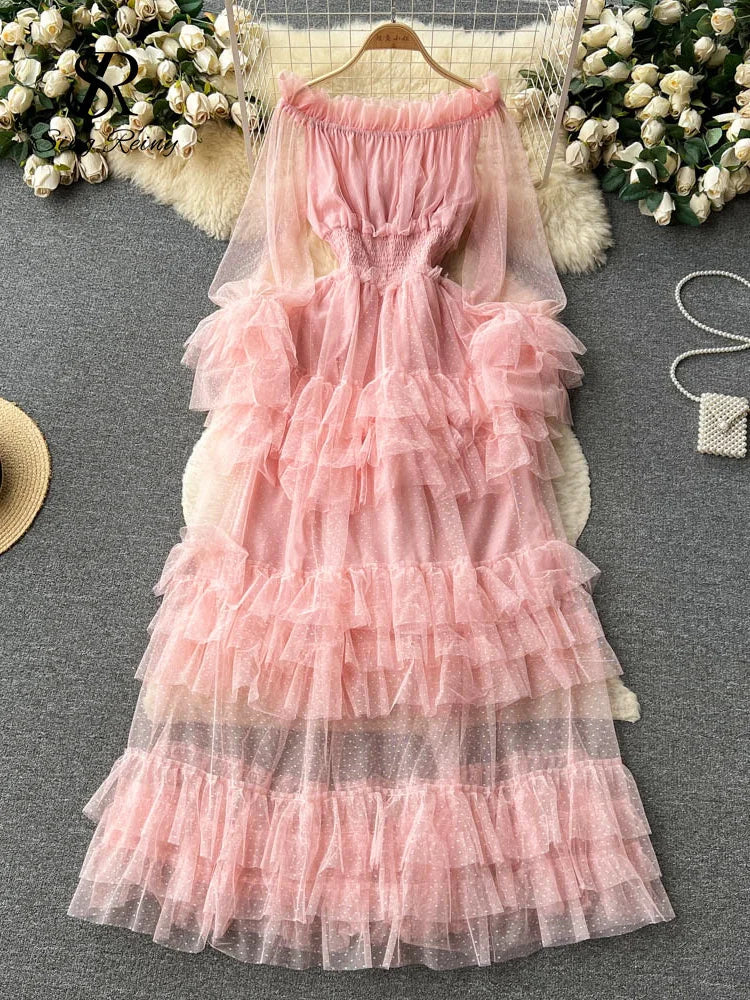 Cherie | Sheer Charm Dress