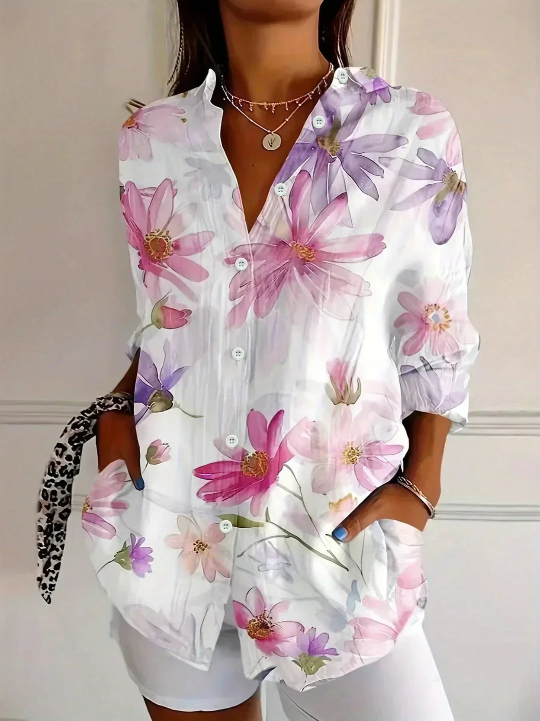 Emerie | Colorful Pattern Blouse