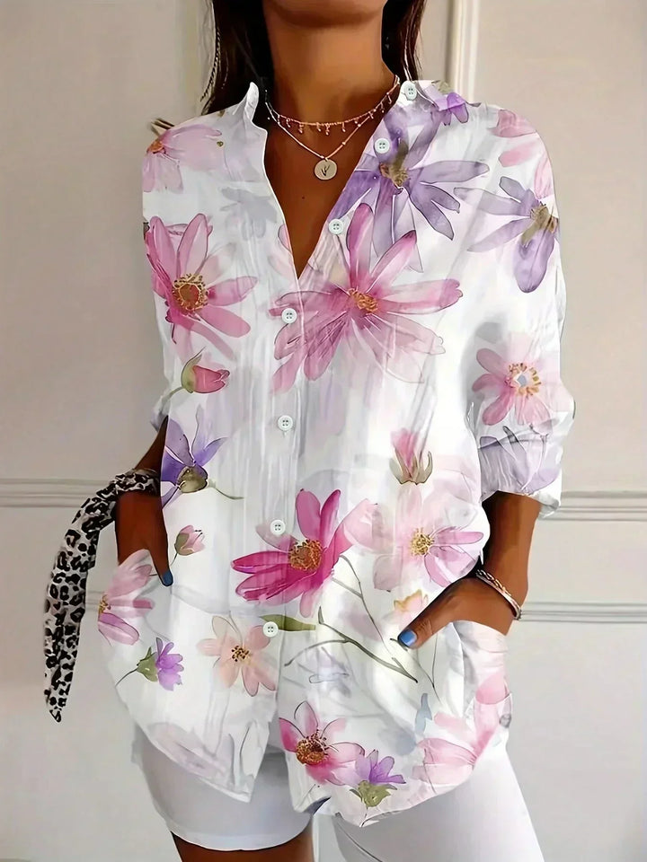 Emerie | Colorful Pattern Blouse
