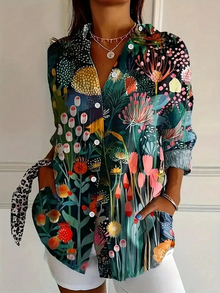 Emerie | Colorful Pattern Blouse