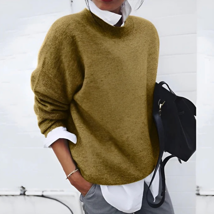 Shannon – Soft Knit Relaxed Crew Neck Sweater