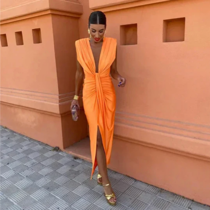 Marielle | Elegant Pleated Dress