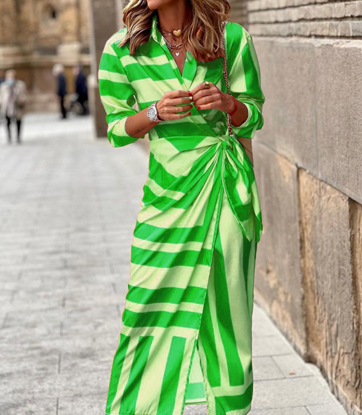 Kaelin | Printed Wrap Dress