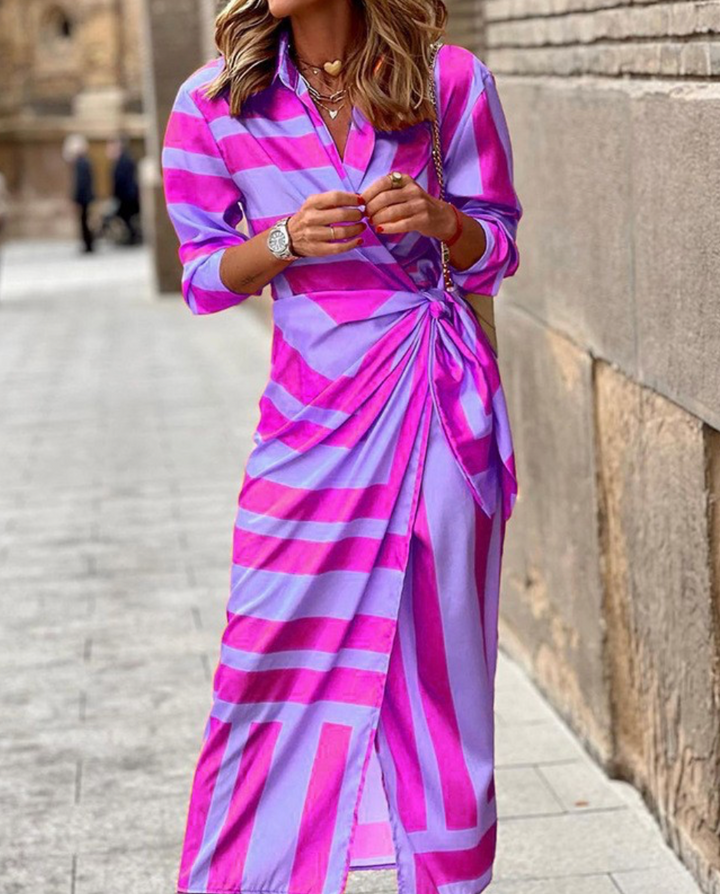 Kaelin | Printed Wrap Dress