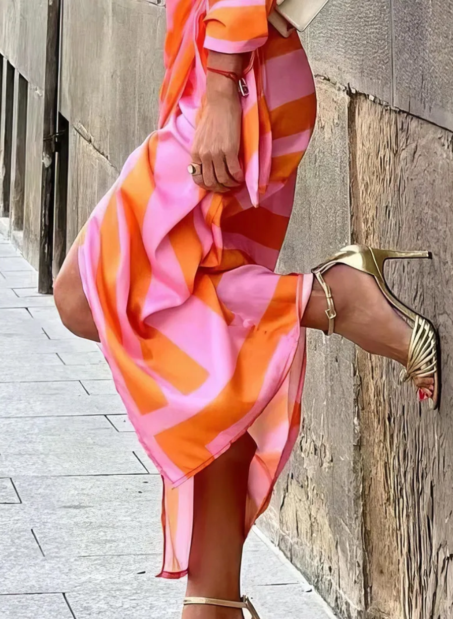 Kaelin | Printed Wrap Dress
