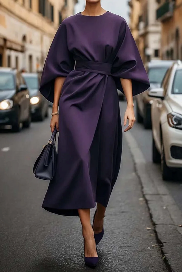 Nadia | Lantern Sleeve Dress