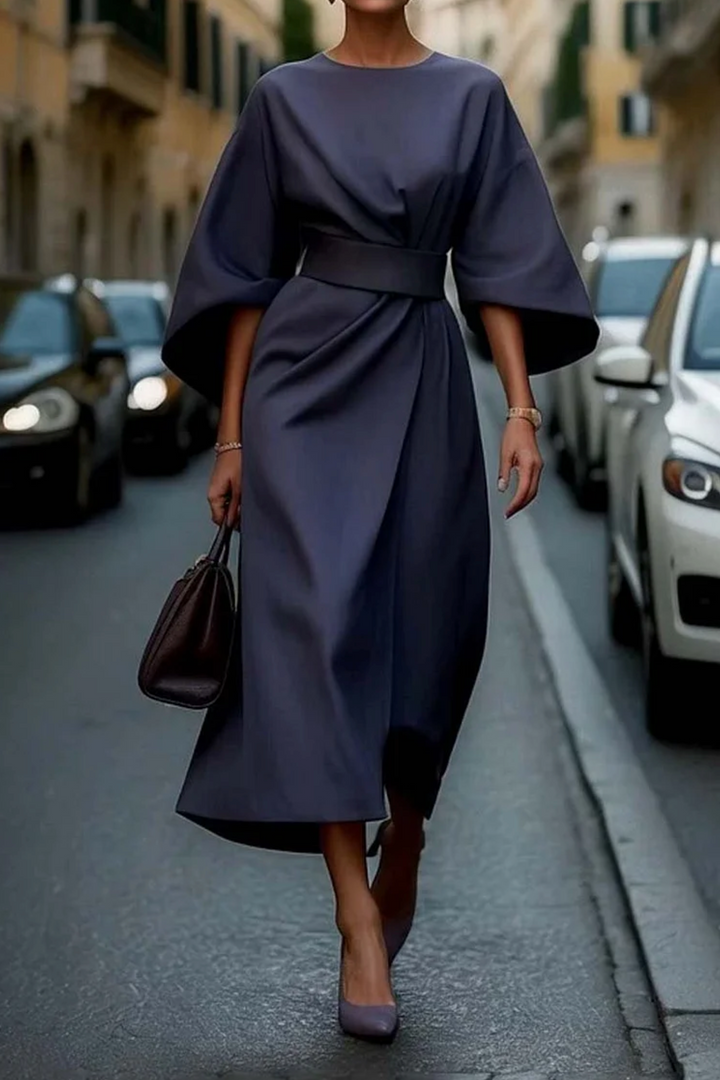 Carla | Elegant Lantern Sleeve Dress