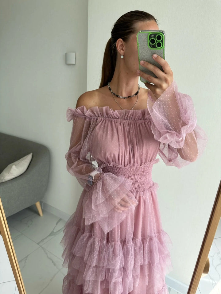 Cherie | Sheer Charm Dress