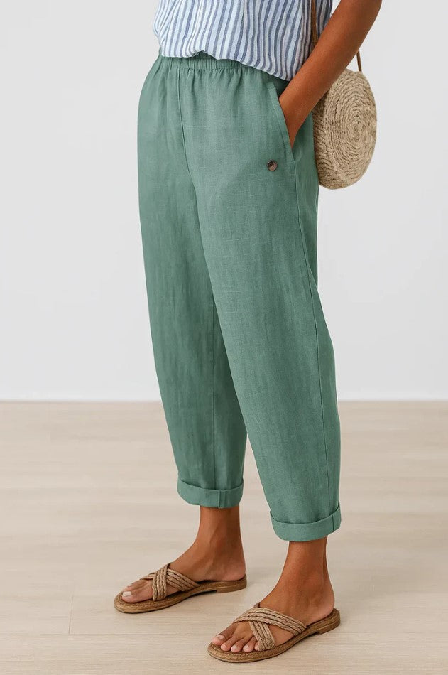 Stella | Timeless Linen-look Pants