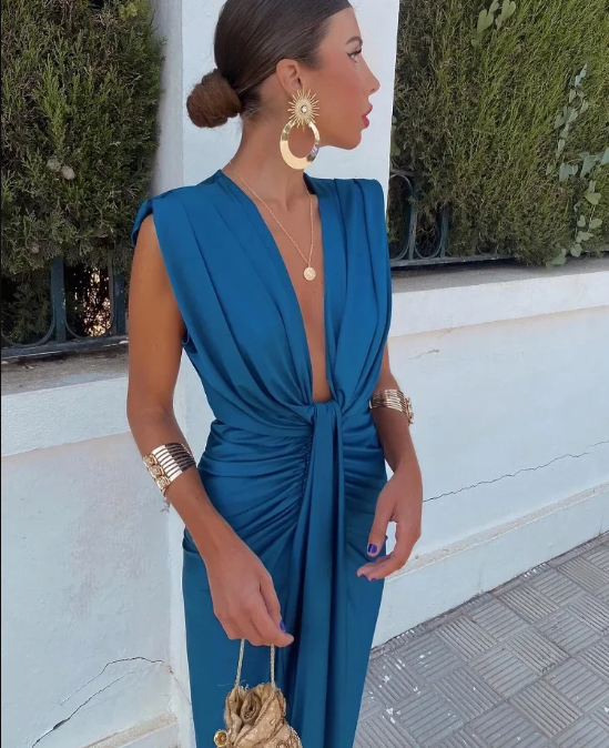 Marielle | Elegant Pleated Dress