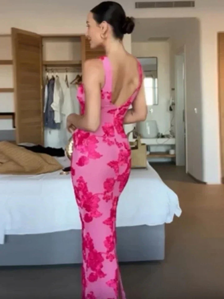 Cindy | Timeless Floral Evening Gown