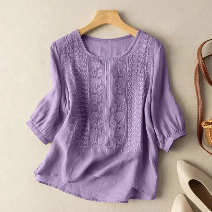 Paisley | Embroidered Relaxed Blouse