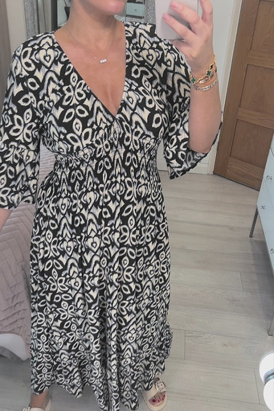 Pauline | Bohemian Midi Dress