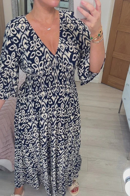 Pauline | Bohemian Midi Dress