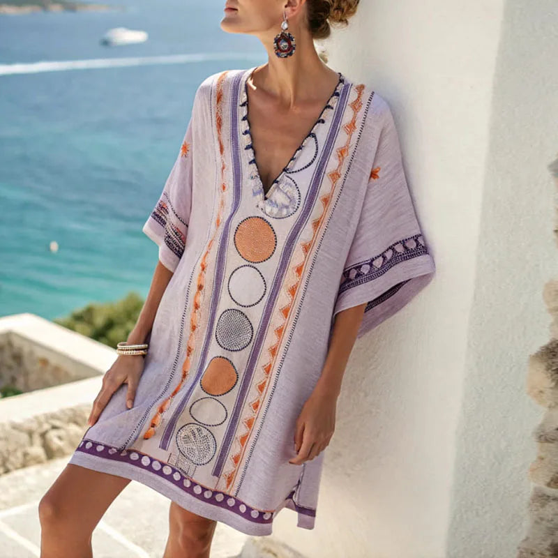 Jacqueline | Elegant & Comfortable Strand Dress for Effortless Beach Style